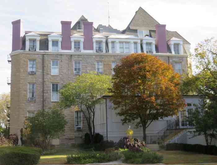 The Crescent Hotel garden view